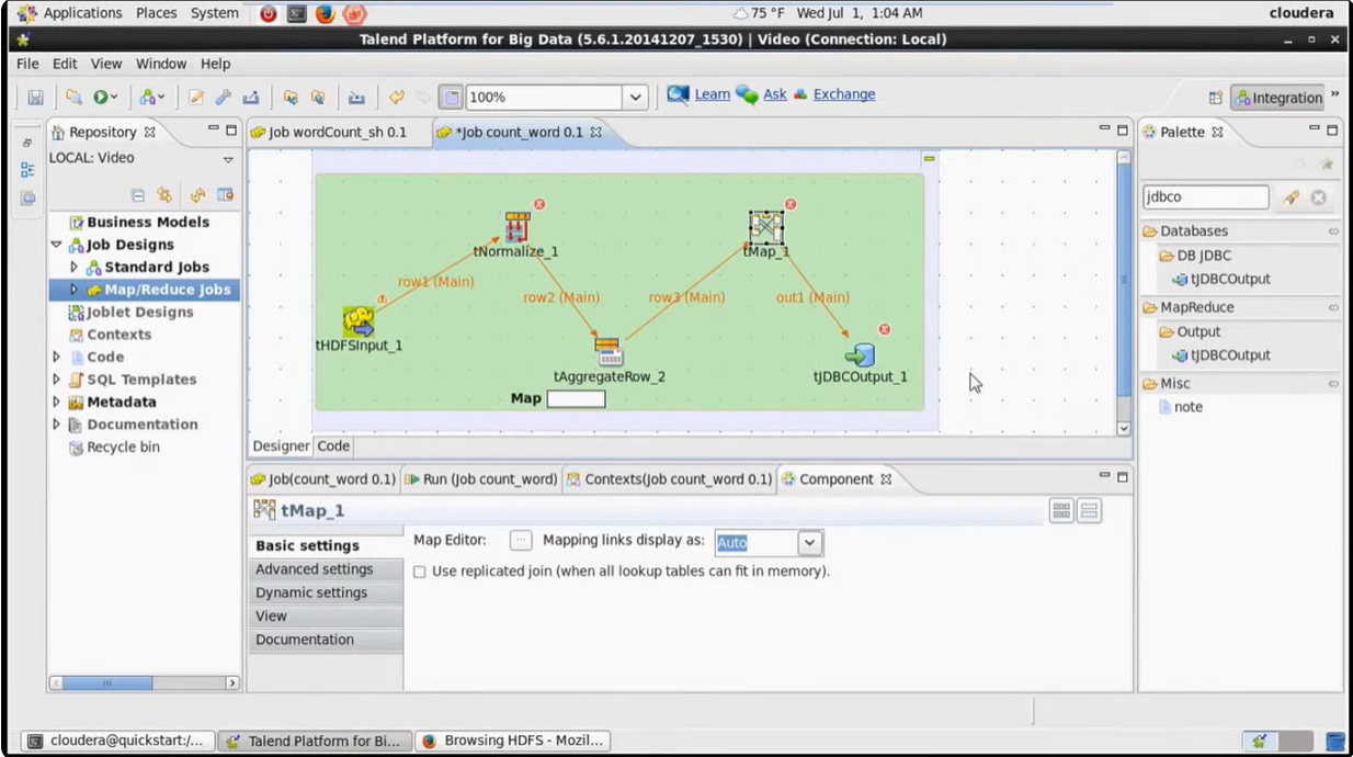 【動画】「Map/Reduceジョブによる文字カウント」